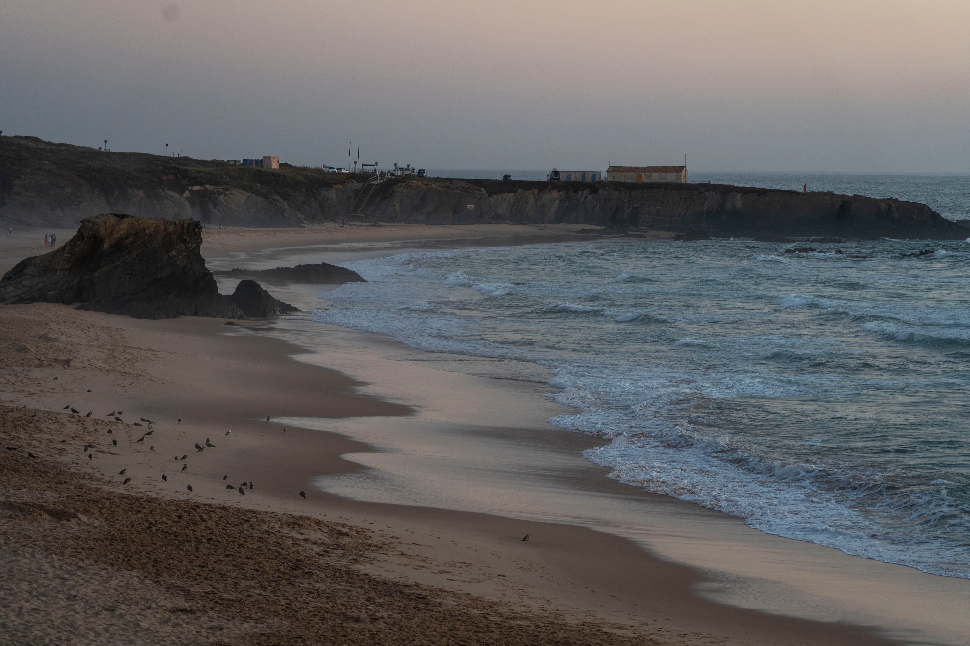 Costa Vicentina coast at dusk